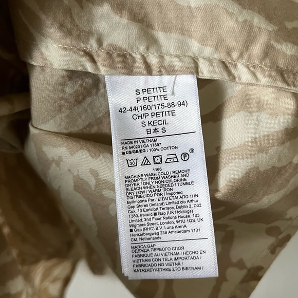 GAP - cotton pattered blouse - Picture 5 of 5